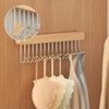 2 Pack Pull Out Belt Hanger for Closet, Wooden Tank