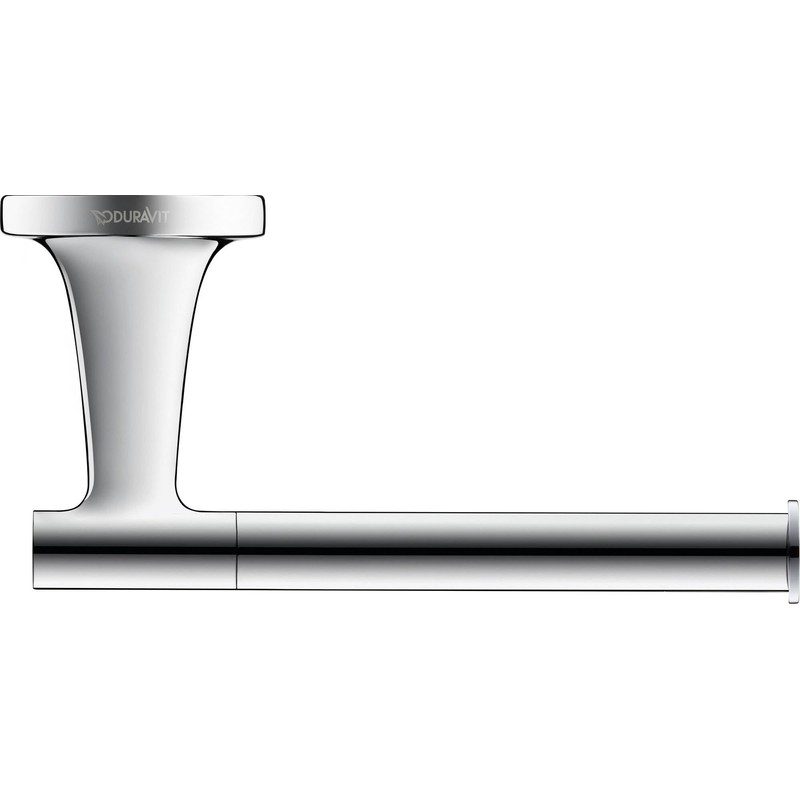 Duravit 0099371000 Starck T Toilet Paper Holder - Polished Chrome