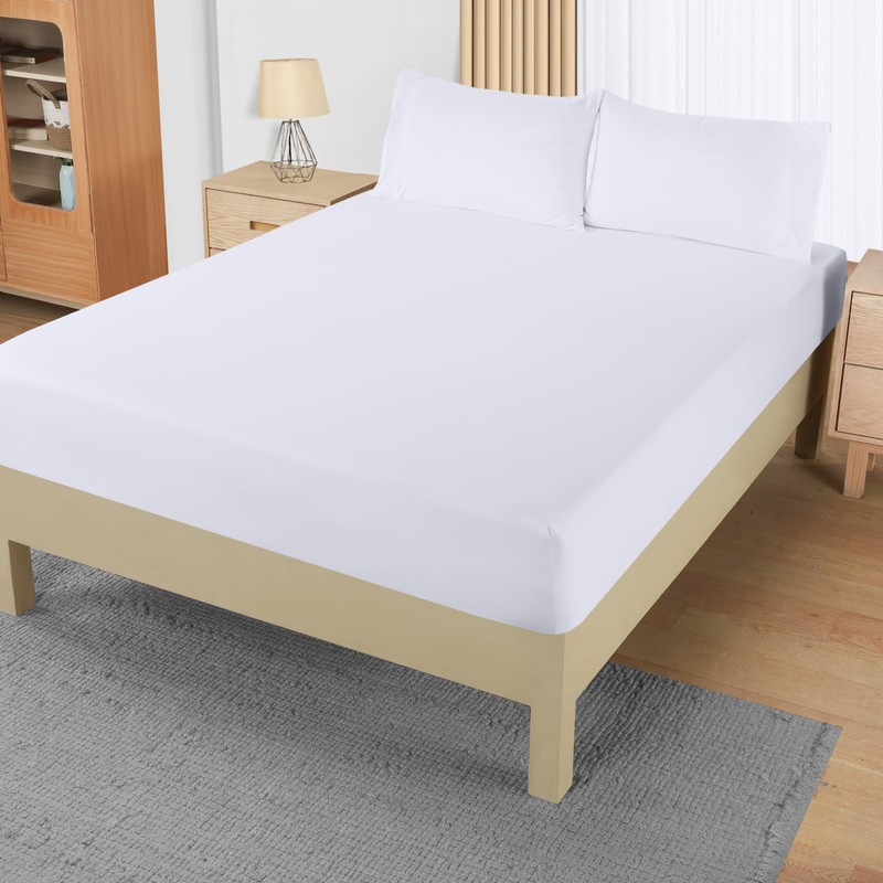 Utopia Bedding Super King Fitted Sheet with 2 Pillow Cases