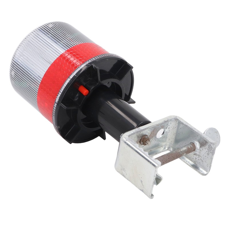Solar Powered LED Strobe Robust Reflective Waterproof Beacon Warning Light