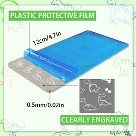 PH PandaHall 3pcs Nagel Stamping Plates, Cute Little Dinosaur Nail Art Schablonen Liebe Sonne Pflanze Nailart Schablonen für Frauen Nageldesign Druck Maniküre Salon