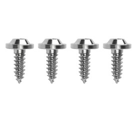 Wanyifa Titanium M4 M5 15 17 20mm Self Tapping Screw Torx Head Motorcycle Bolt Pack of 4 (M5x15mm, Normal Titanium)