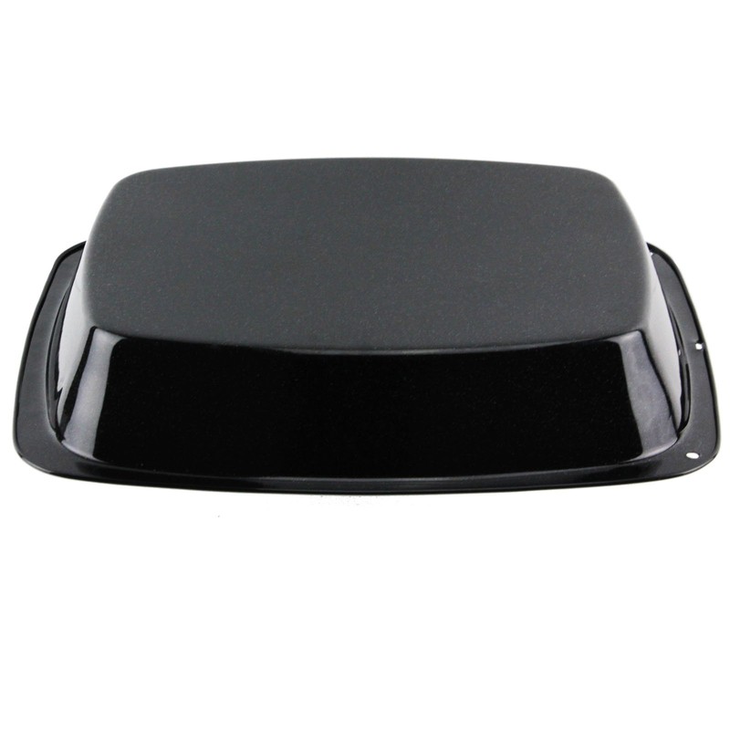 Spares2go Large Vitreous Enamel Roasting Tin Oven Baking Tray