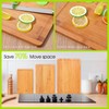 3-Piece Wood Cutting Board Set - Solid Bamboo Wood Cutting