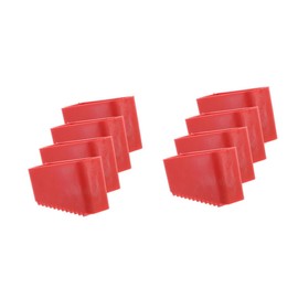 DOITOOL 8pcs Non- Ladder Foot Pads Rubber Ladder Covers for Safe Use Protect Floors from Scratches for Construction Home Use