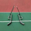 AIWFL 4.5FT Stainless Steel Sport Tennis Court Squeegee with Wheel,