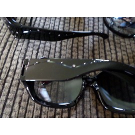 generic MSA Protective Eyewear Dazzling Black Rhinestone Women's Anti Fog Free Shipping