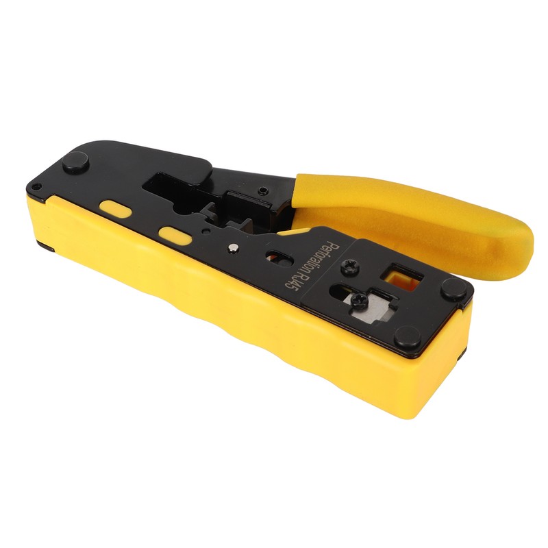 Ethernet Crimping Tool Adjustable Mode Anti Slip Texture Safety Lock