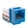 SATMAXIMUM Cat6 Keystone Ethernet Wall Jack Punch Down UTP 45-Degree