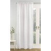 Tyrone Textiles Ltd Tahiti White Pom Pom Trim Linen Look