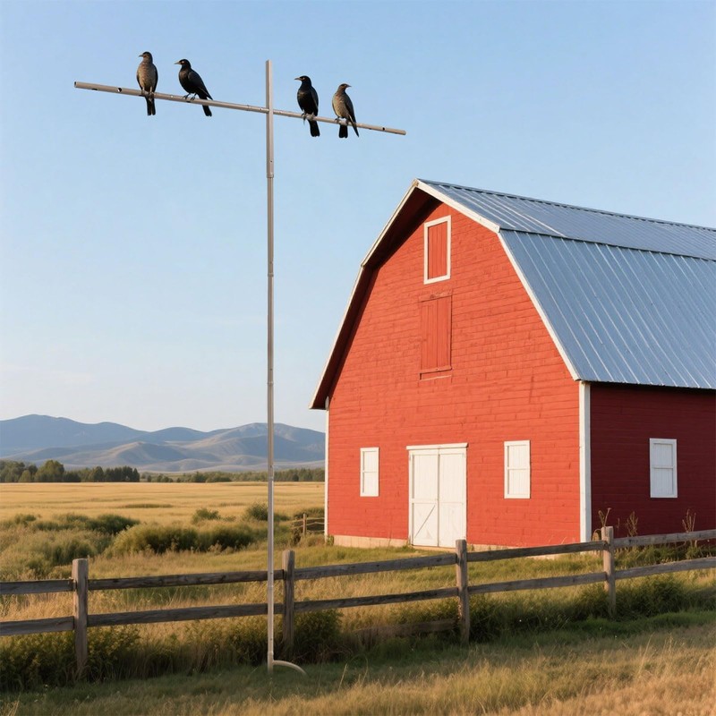 Jarquia 9 Ft Outdoors Dove Tree Mounting Pole,Dove Hunting Accessories