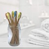 Terra Futura Bamboo Toothbrush 4 Pack, Ergonomic Toothbrush. Eco Friendly,