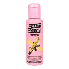 2 x Crazy Color Semi-Permanent Hair Colour 100 ml (Canary Yellow - Yellow)
