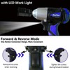 18V Cordless 2-Speed Electric Impact Wrench & Socket Tool Kit
