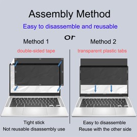 SUBDUEDLT 15.6 inch Privacy Screen Filter, Protecting Your Privacy And Decrease Eye Fatigue, Anti-blue Light, Aspect Ratio Of 16:9 (Width & Height: 345mm & 195mm)