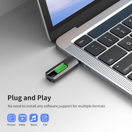 RAOYI 20Pcs 32GB USB Flash Drives Slide Retractable Memory Stick Bulk USB 2.0 Thumb Drive Jump Drive Zip Drive USB Sticks Data Storage Backup for PC Mac (32G, 10 Mixed Color)