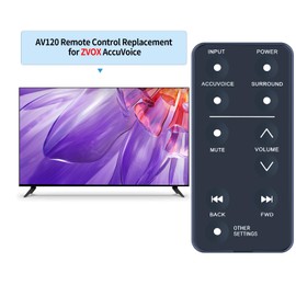 PZL New Replacement Remote Control for ZVOX Accuvoice SoundBar TV Speaker AV157 AV203 AV120 AV200 AV257 AV355 AV357 SB380 SB400 SB500 SB700