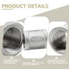 Bwintech 6 Pcs 1/2" Female to 1/2" Female BSP Thread