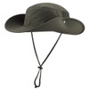 Connectyle Unisex UPF 50+ Wide Brim Sun Hat, Breathable, Safari