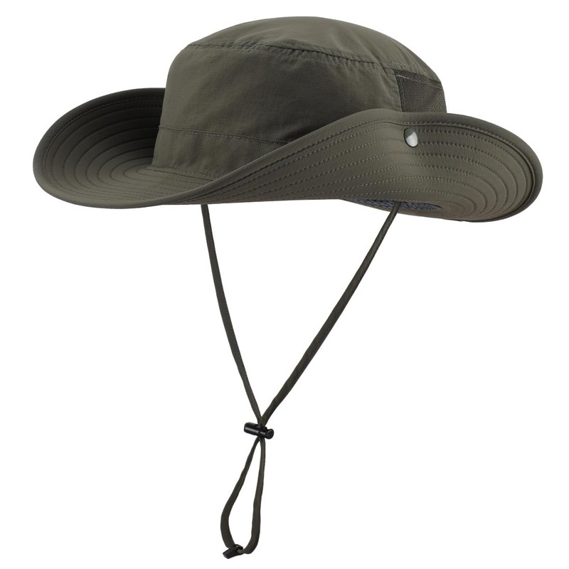 Connectyle Unisex UPF 50+ Wide Brim Sun Hat, Breathable, Safari