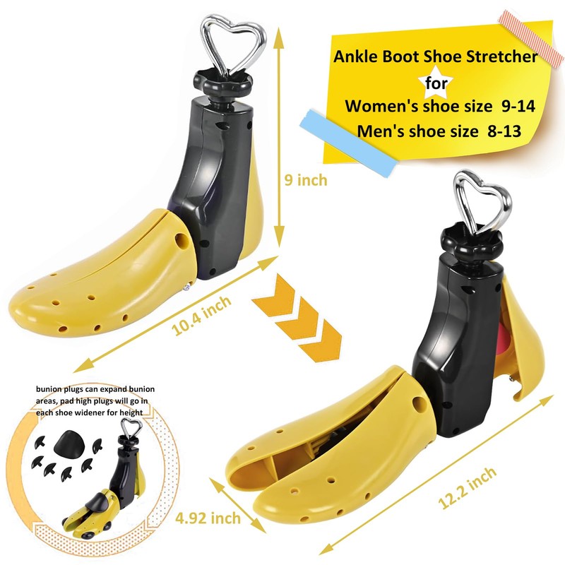 UNIKOO Shoe Stretchers Wide Feet for Men Women, Professional Boot