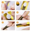 Yokilly - Formularios de uñas para uñas acrílicas: 500 unidades