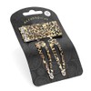Divadoo 12 Piece Brown Tone Animal Print Hair Set