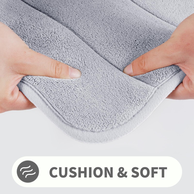 Yimobra Memory Foam Bath Mat Large Size, 43 x 61