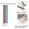 Extra Long 22 inch Silicone Oven Rack Shields Guards Oven