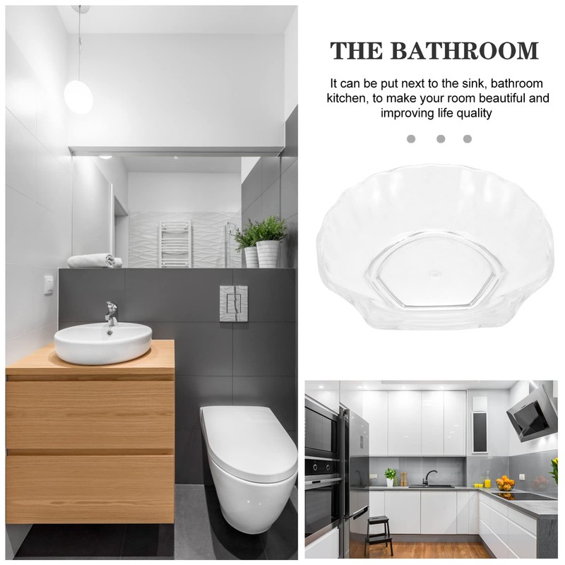 ULTECHNOVO Soap Dish Shell Soap Dish Shell Soap Holder Bowl