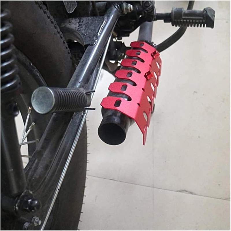 ANCLLO Motorcycle Exhaust Muffler Pipe Protector Heat Shield off-road Vehicle