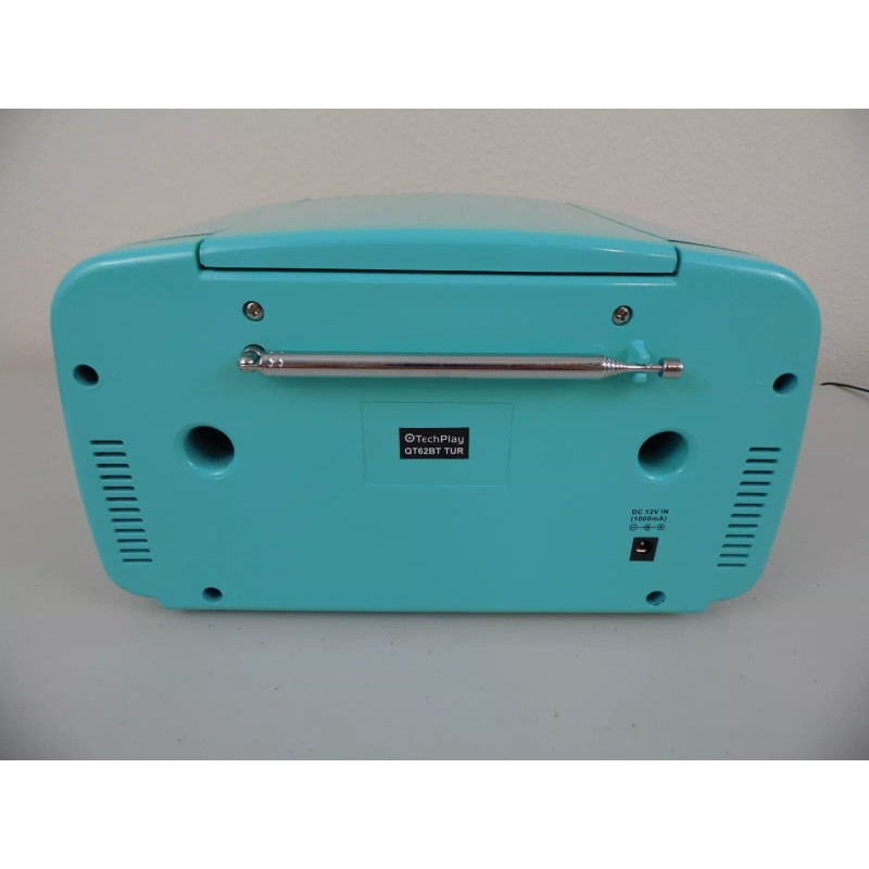 TechPlay QT62BT Bluetooth Tabletop Stereo CD AM FM Radio AUX