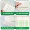 suituts 300 Sheets Columnar Analysis Pads 3 Column Accounting Paper,