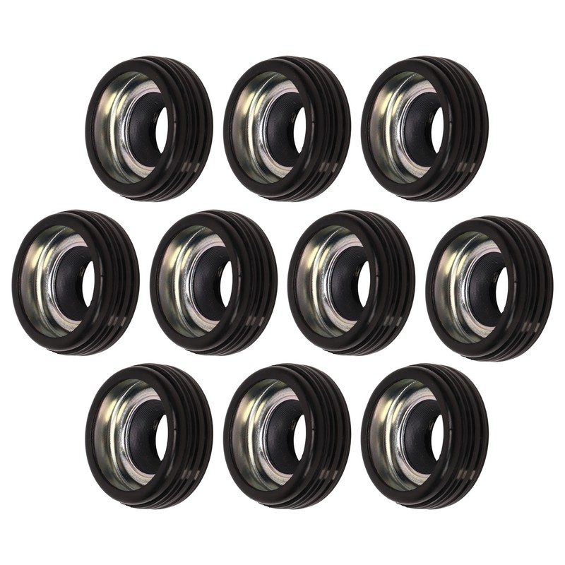 10 Pcs AC Compressor Shaft Seal Rubber Air Conditioning Shaft