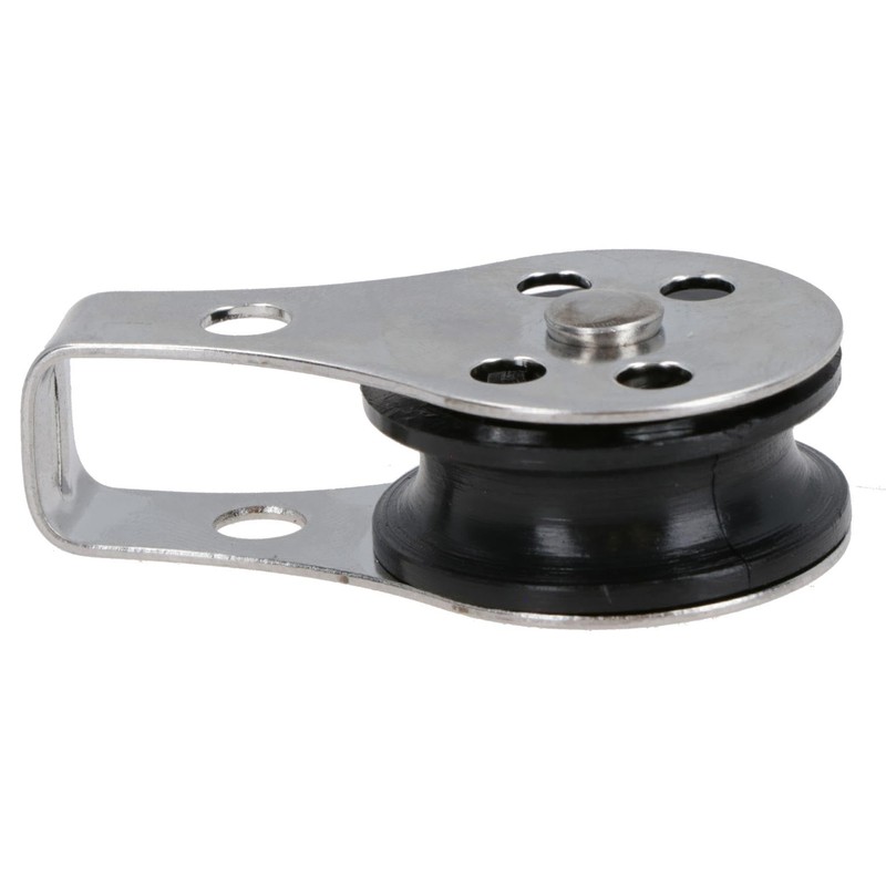 Type 2 Marine Pulley Block 26mm Diameter Nylon Wheel Stainless