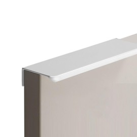 HY HUIJUN Pack of 4 Hidden Cabinet Handles, Cabinet Handles, Aluminium, Invisible Kitchen Handles, Door Handles, Drawer Handles, Handles for Wardrobe, Bedroom