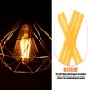 HOLIDYOYO 100pcs Warm Edison Bulb LED Filament Flexible Lamp Parts