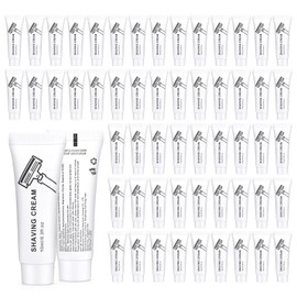 Shaving Cream Bulk, 10ml/0.35fl Oz Travel Shaving Cream, Individually Packaged, Suitable For Travel, Hotel, Home, Camping, Charity, Homelessness (100-PACK)