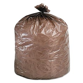 Stout G3036B80 Eco-Degradable Plastic Trash Bag 20-30gal .8mil 30 x 36 Brown 60/Box