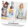 TEHAUX Acrylic Quilting Ruler Durable Patchwork Tailor Ruler for DIY