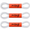 Miscly 3 Pairs Oval Elastic Shoelaces – Oval Stretch Shoe