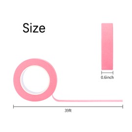 Azinoo Colored Masking Tape 12PCS-Painters Tape, 12 Color Tape Rolls,Colored Painters Tape Perfect for Kids Art Supplies, Crafting, Labeling, DIY Projects, Easy Tear & Removable Adhesive (0.6in*39Ft)