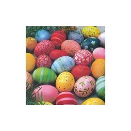 PAPER+DESIGN Serviettes Pack of 20 FSCMix 25 x 25 cm Colourful Eggs