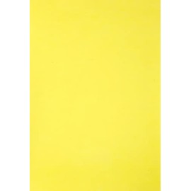 Fulllight FL93 - Velvet Sticker, A4 Sheet (8.27" x 11.69") self-Adhesive, Durable & Water Resistant, Multi-Purpose, Ideal for Art & Craft Making, 2 Sheets {Yellow