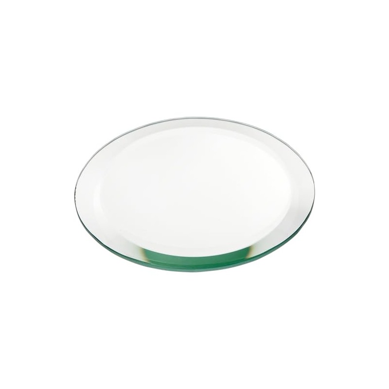 Plymor 5" Round, 5mm Thick Beveled Glass Mirror Circle