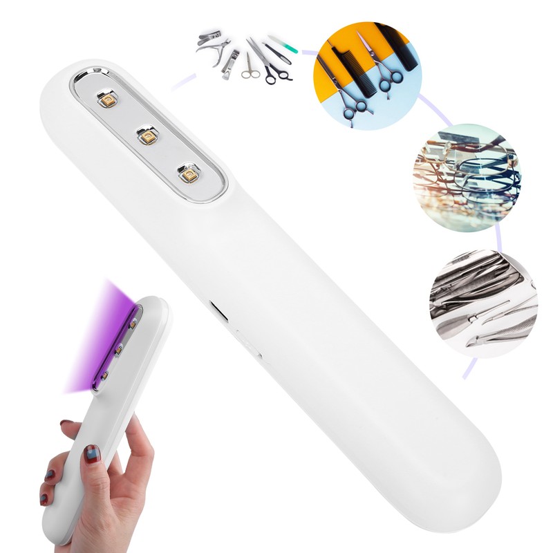 Portable Cleaning Stick LED Ultraviolet Multifunctional UVC Handheld Charging Cleaner