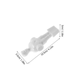 SUPVOX Foosball Toy Parts 10pcs Plastic Men Figurines for Table Football Game Family Fun