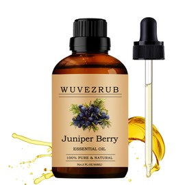 Wuvezrub Juniper Berry Essential Oils 60ML, Organic 100% Pure and Natural Juniper Berry Essential Oil for Aromatherapy Diffuser - 2 Fl Oz/Juniper Berry