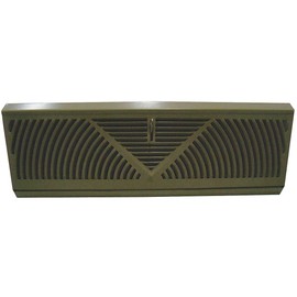 Diffuser, Baseboard, Brown, 15 In.