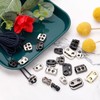 sourcing map Spring Cord Lock End Toggle, 20Pcs Double Hole